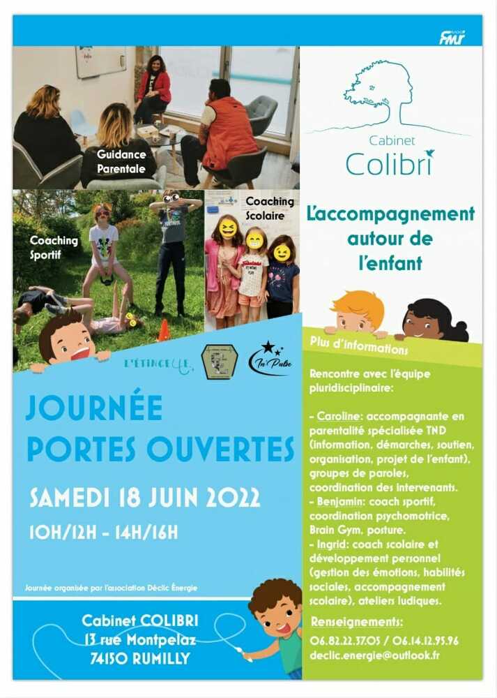 Portes ouvertes Cabinet Colibri