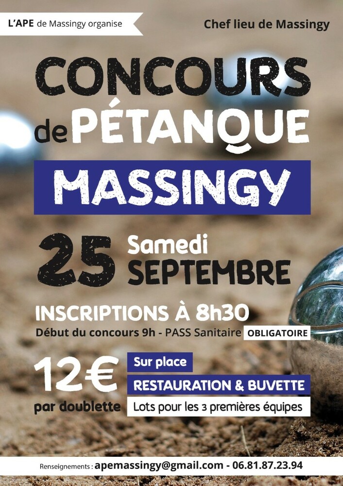Pétanque Massingy