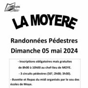 Randonnées pédestres à Moye