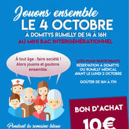 Manifestation pour la Semaine Bleue à Rumilly