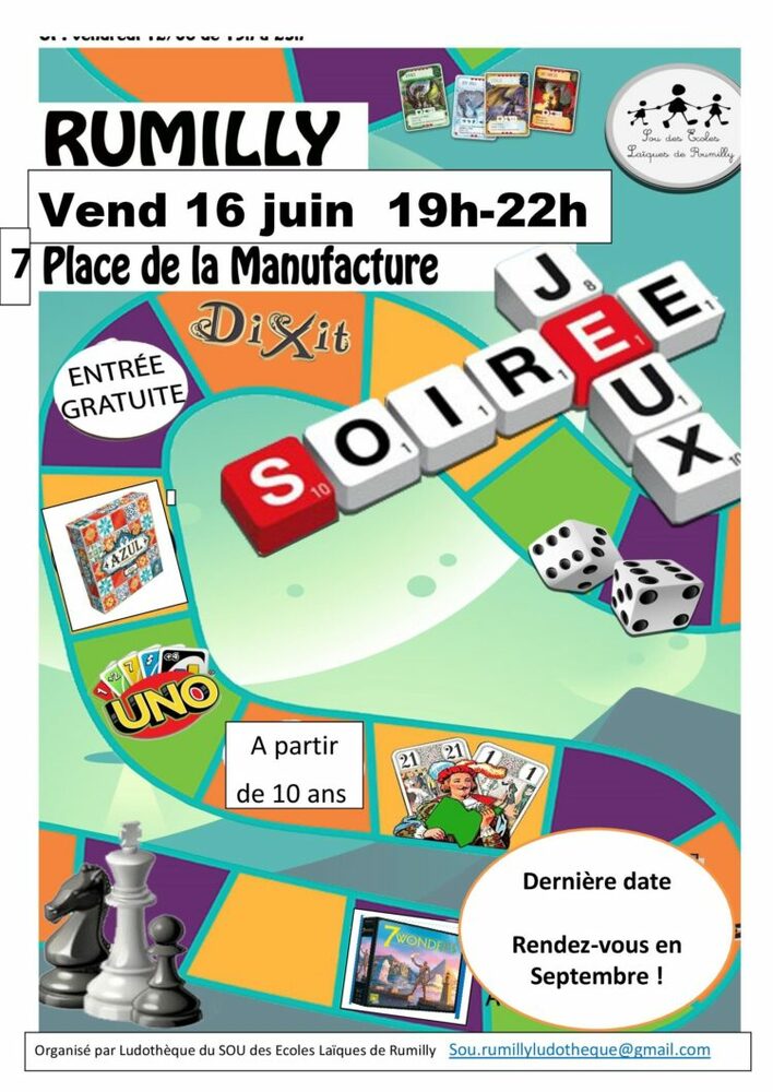 Soirée jeux société Rumilly