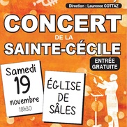 Concert de la Sainte Cécile de l’Harmonie de Rumilly