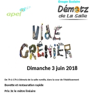Vide grenier du groupe scolaire Demotz
