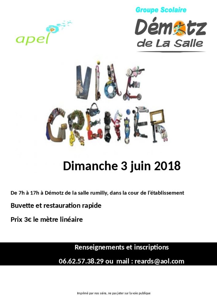 Vide grenier Demotz