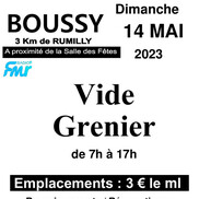 Vide Grenier à BOUSSY
