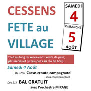Fête au Village à Cessens