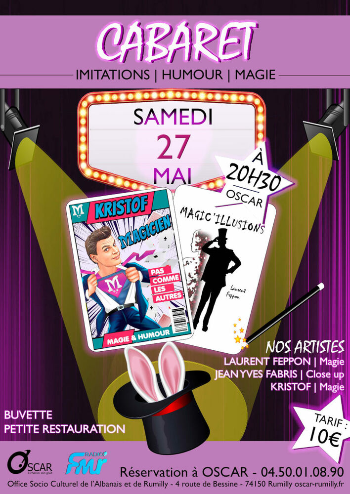 Soirée cabaret Oscar Rumilly