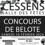 Concours de Belote à Cessens