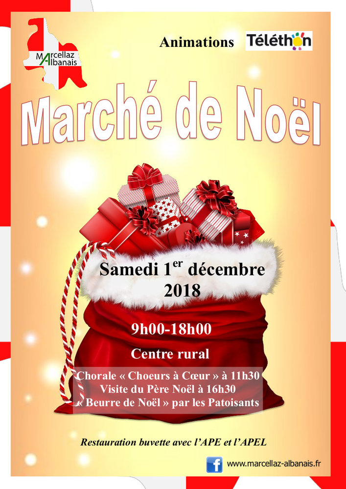 Marché de Noel Marcellaz Albanais