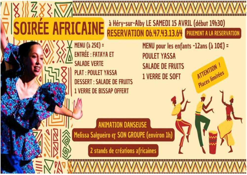 Soirée africaine Héry