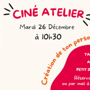 Atelier ciné au cinéma Les Lumières de la Ville