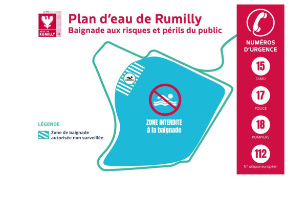 baignade autorisee 2023 plan d'eau rumilly