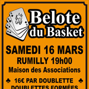 Concours de belote du basket de Rumilly