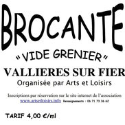 Brocante à Vallières sur Fier