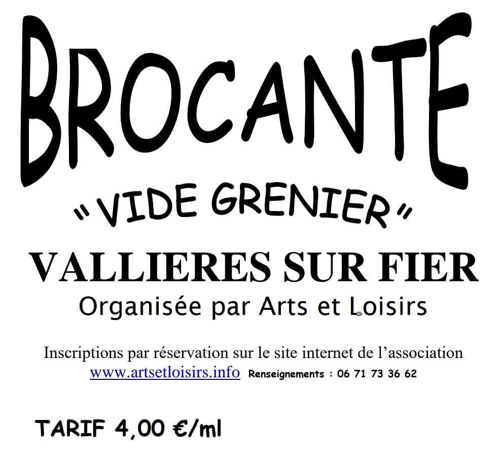 Brocante Vallières sur Fier