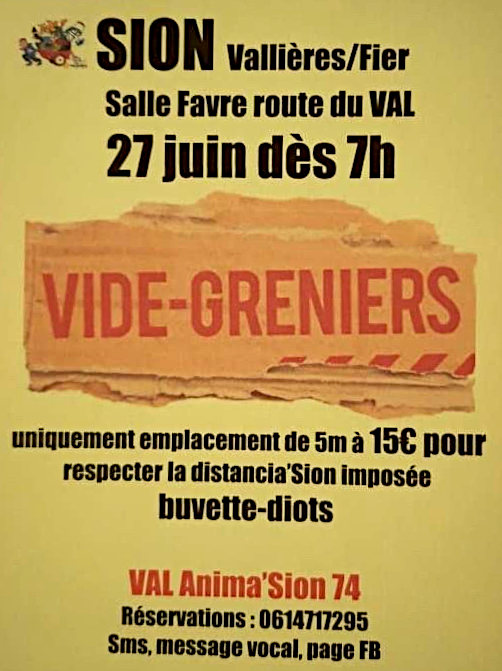 brocante Val de Fier Sion
