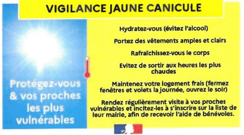 canicule jaune