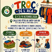 L’ACA organise son premier Troc à Grésy-sur-Aix