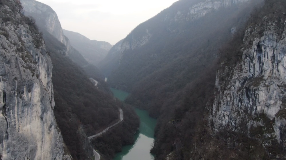 Val de Fier vue du ciel