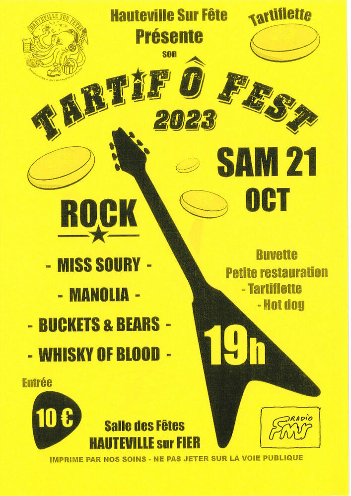Tartif O Fest Hauteville