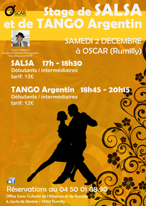 Cours Salsa Oscar Rumilly