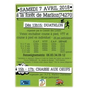Duathlon (VTT et course à pied) à Marlioz