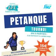 Tournoi de pétanque à Vallières-sur-Fier