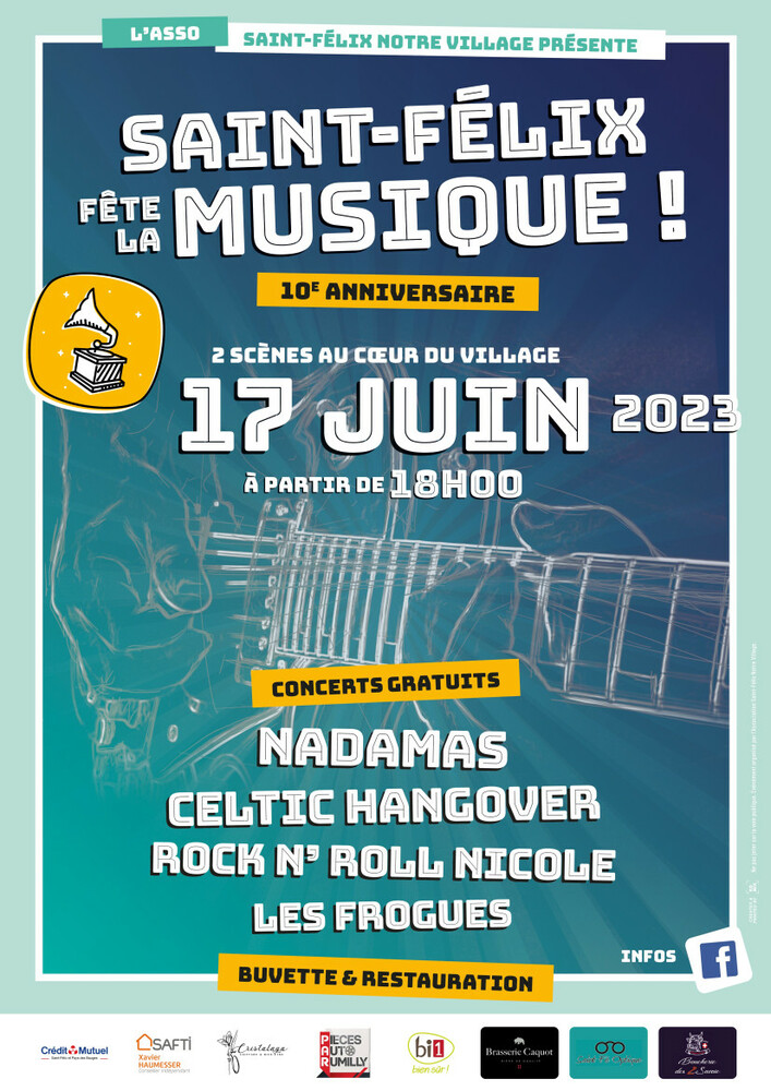 Fête musique saint félix 2023