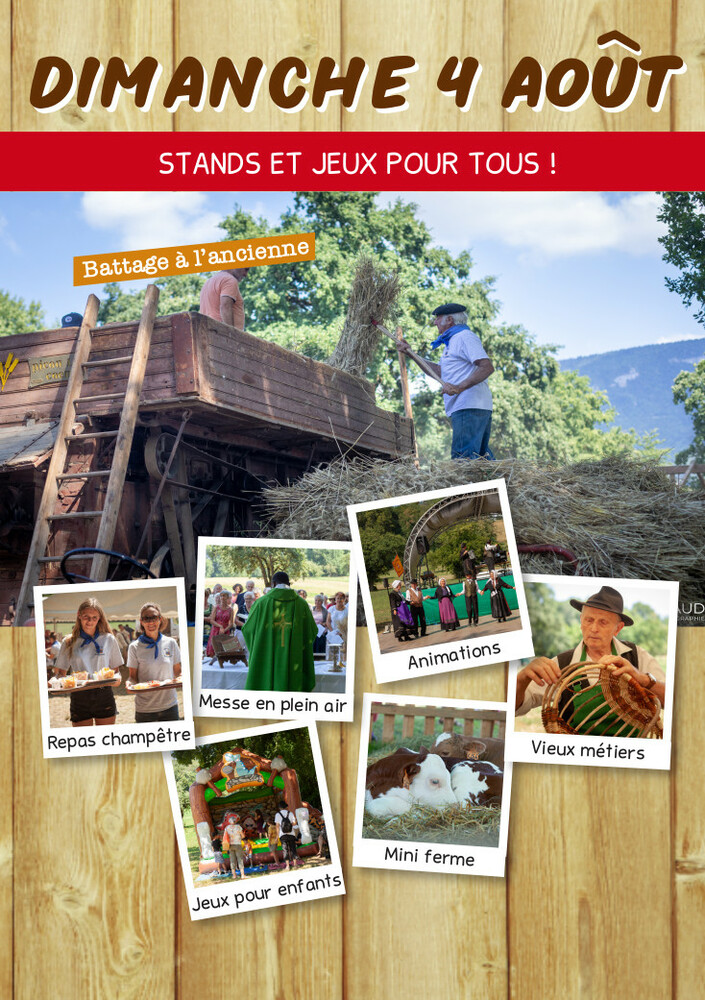 Programme fête batteuse Saint Ours 2024