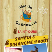 Fête de la batteuse à Saint Ours