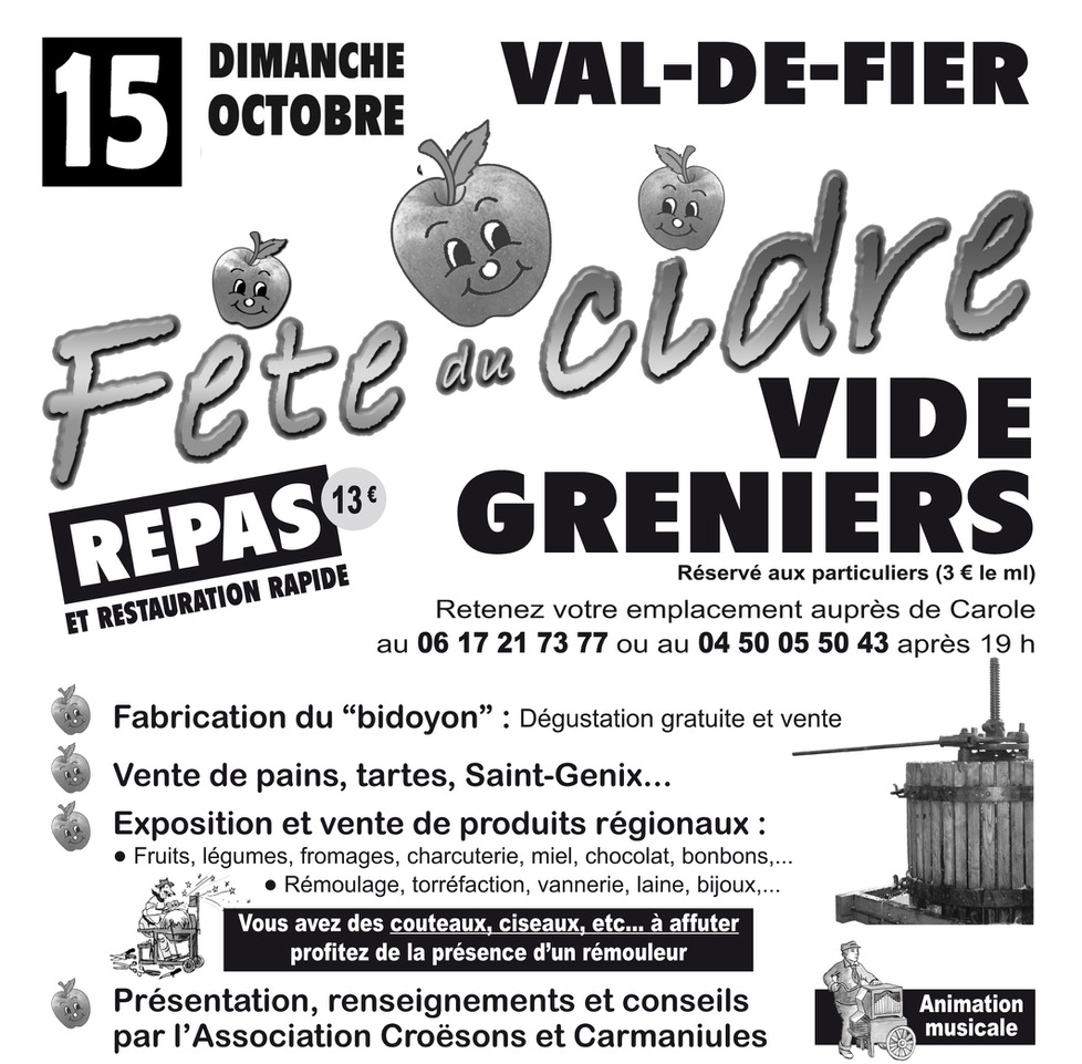 Fête du cidre Val de Fier
