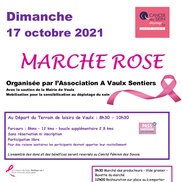 Marche rose à Vaulx