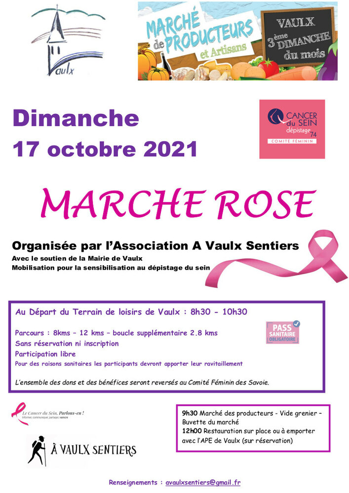 Marche rose Vaulx