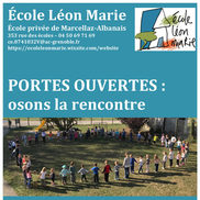 Portes ouvertes de l’école Léon Marie à Marcellaz