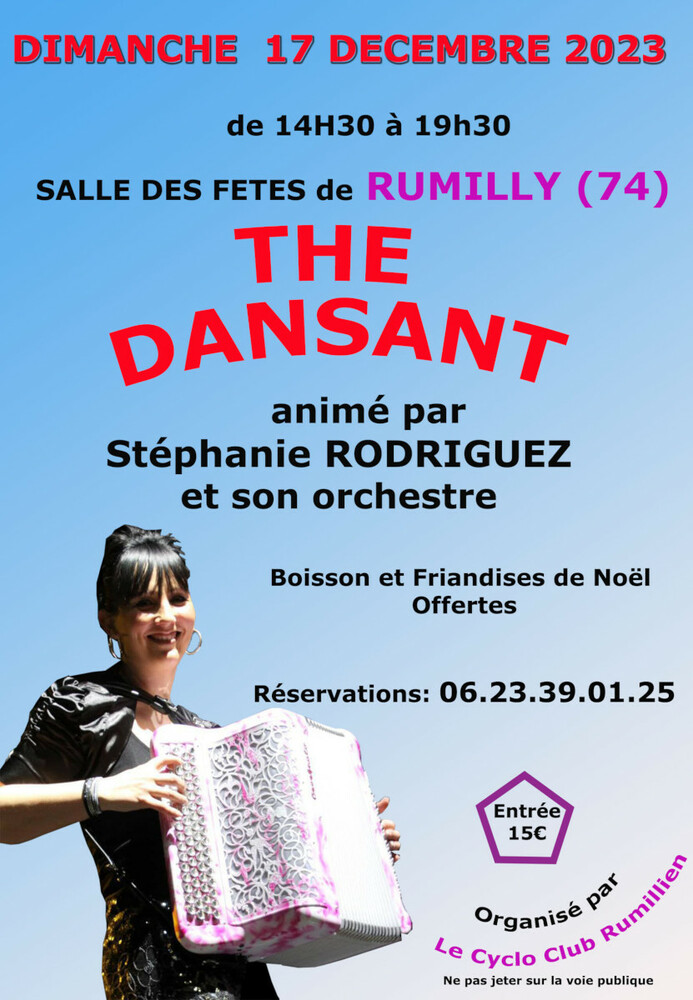 Thé dansant cyclo club Rumilly