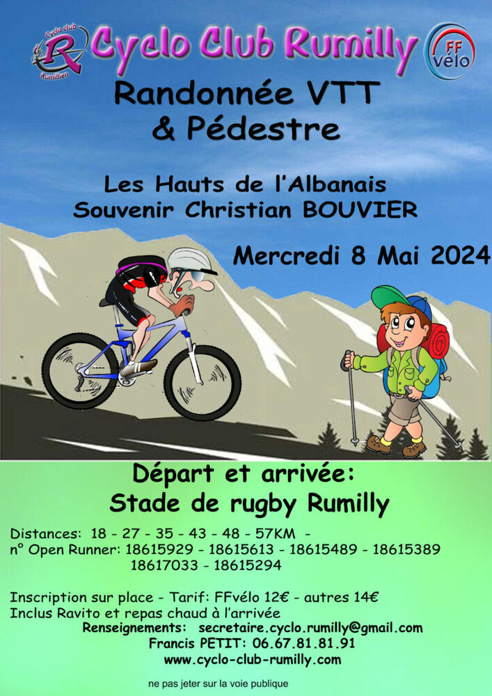 Randonnée VTT Rumilly