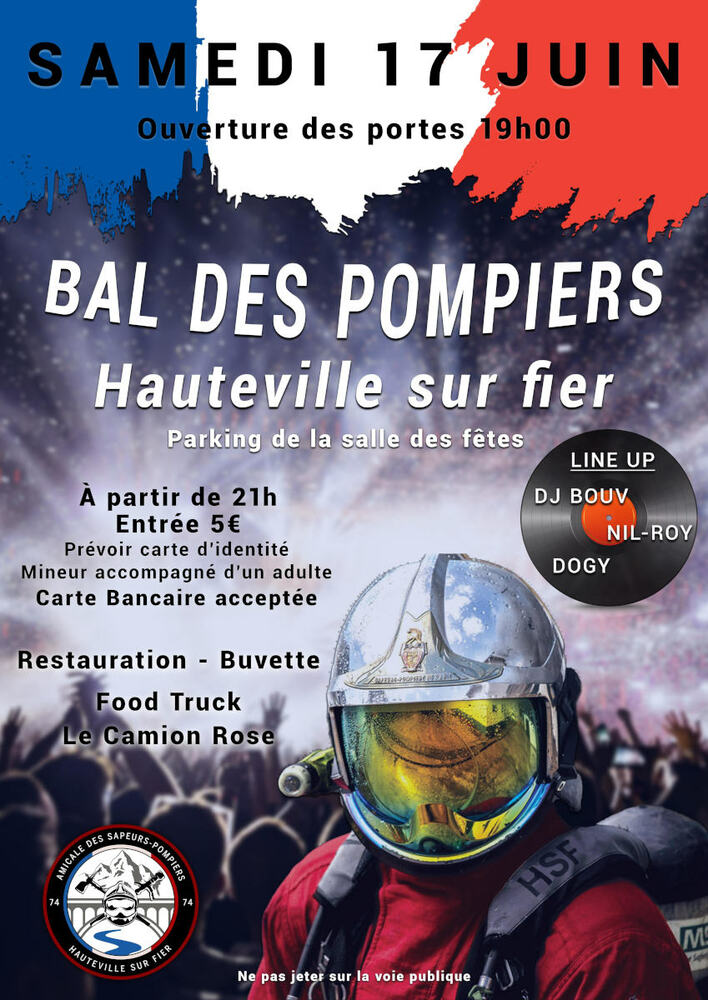 Bal pompiers Hauteville sur Fier