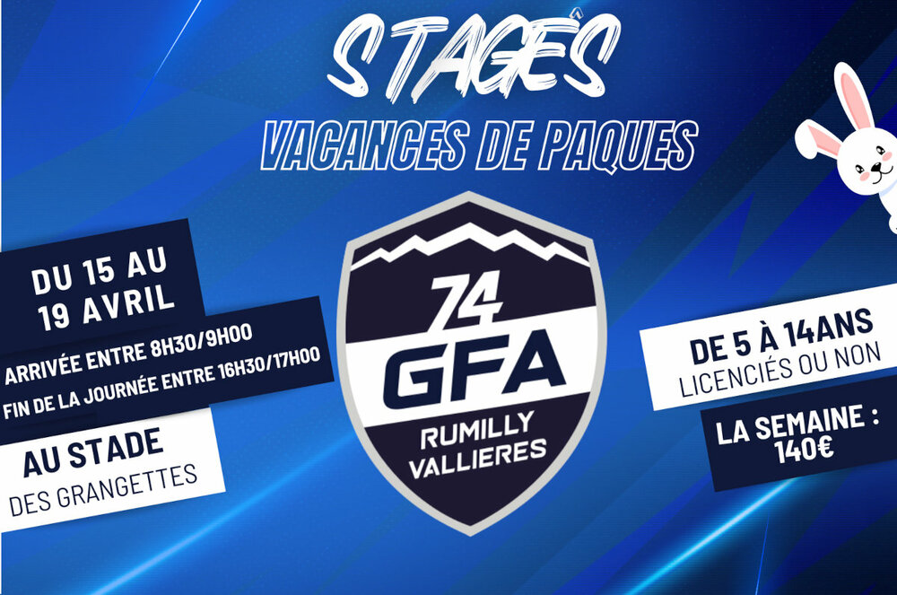 Stage GFA Vacances Avril
