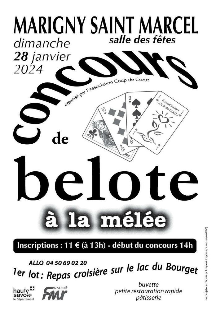 Concours belote Marigny