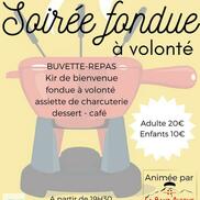 Soirée fondue à volonté à Massingy