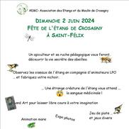 Fête de l’étang de Crosagny à Saint-Félix