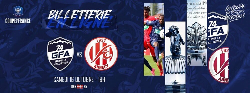 Match foot GFA Rumilly FC Annecy