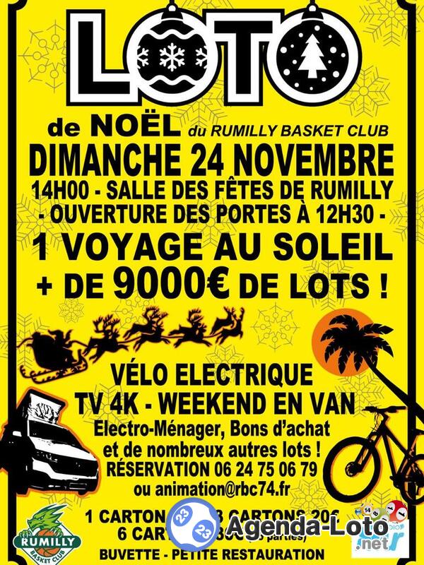 Loto Noël Basket Rumilly