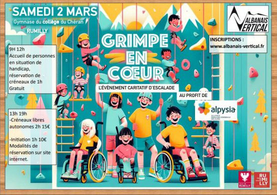 Grimpe en coeur Rumilly