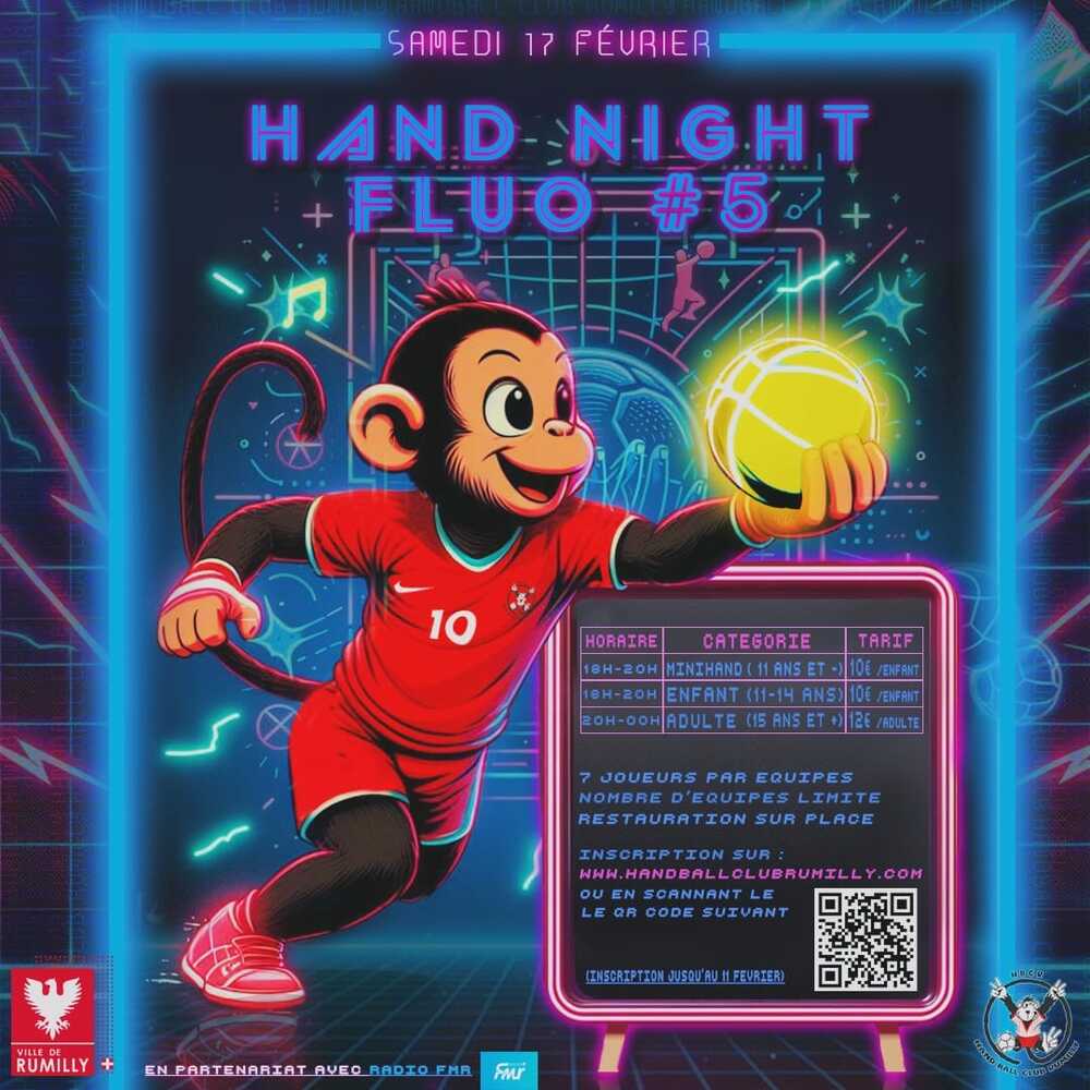 Hand night Fluo Rumilly