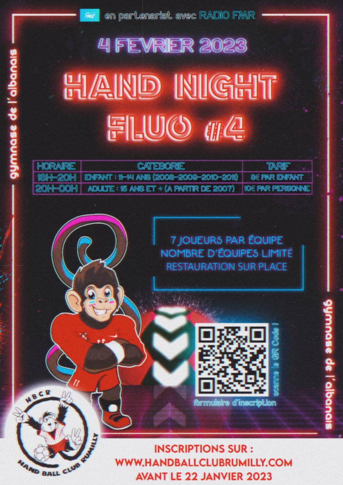 Handball Fluo Night Rumilly