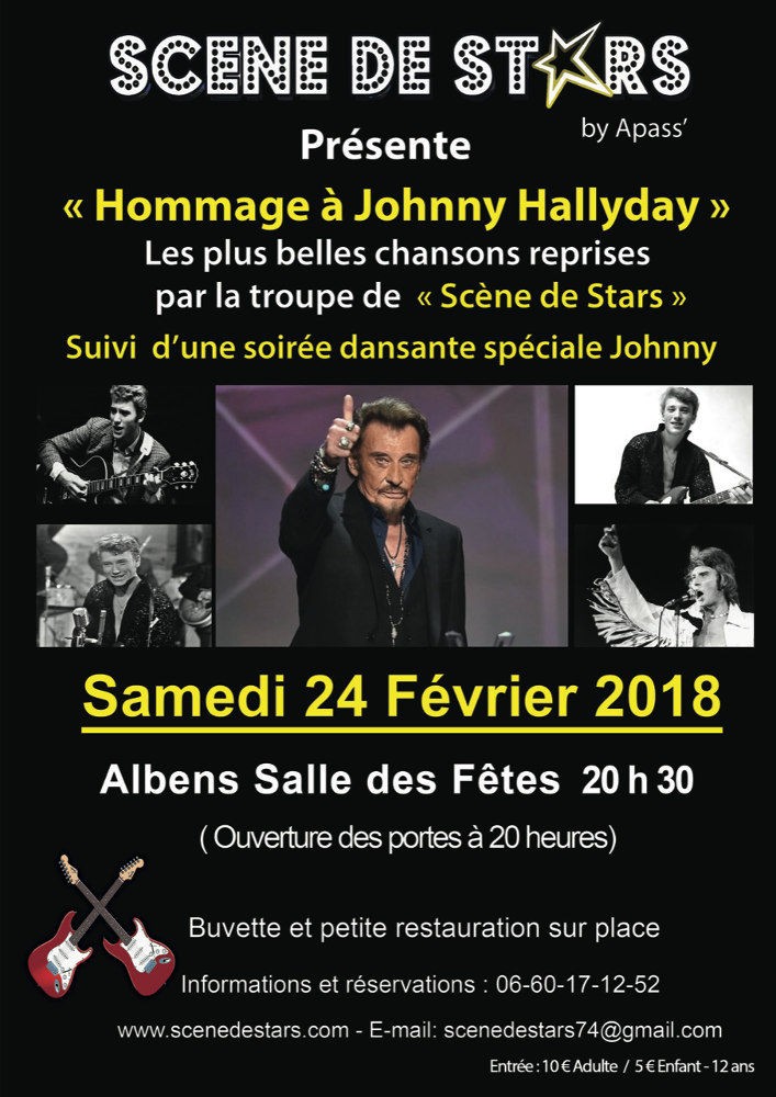 Concert hommage johnny Albens