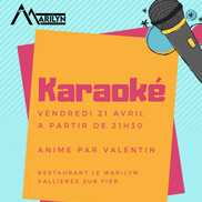 Soirée Karaoké au restaurant le Marilyn