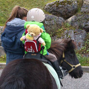 Balade à cheval à Bloye