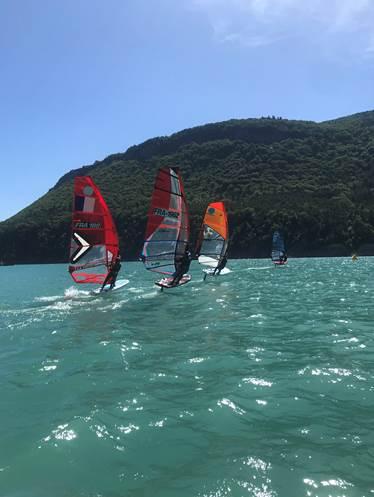 Couple ligue voile Aix les Bains